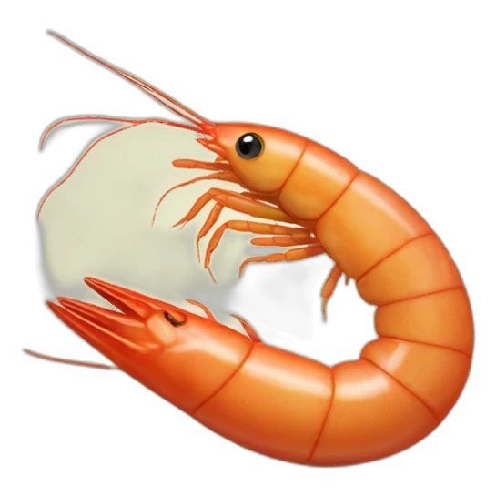 Pregnant shrimp  sticker