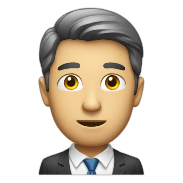 businessman wondering sticker