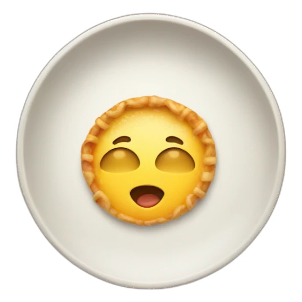 food in dish sticker