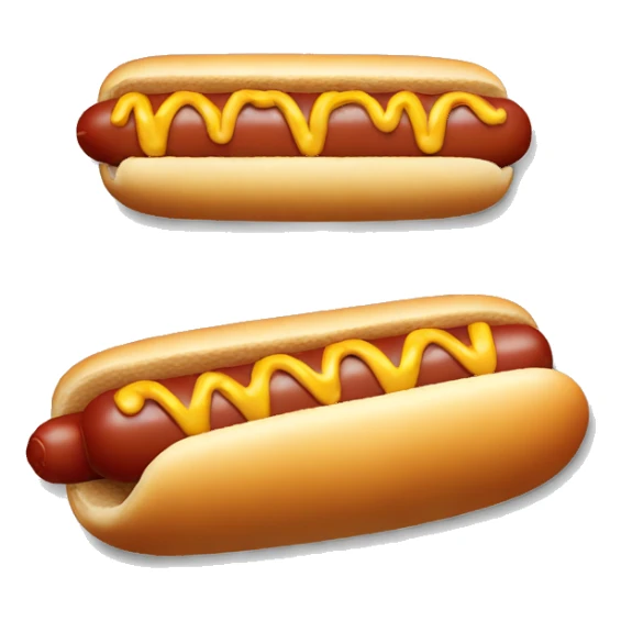 Hotdog with mayon3 sticker