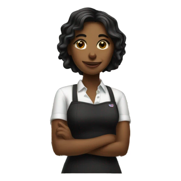 girl bartending  sticker