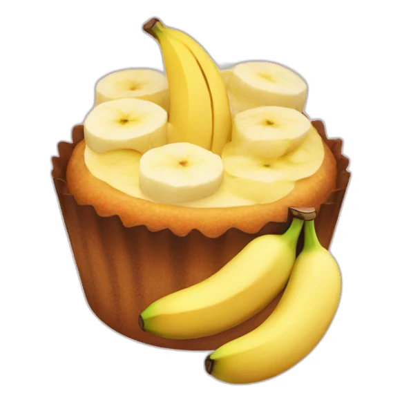 Kuchen mit Banane sticker
