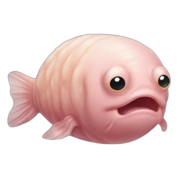 ugly blobfish sticker