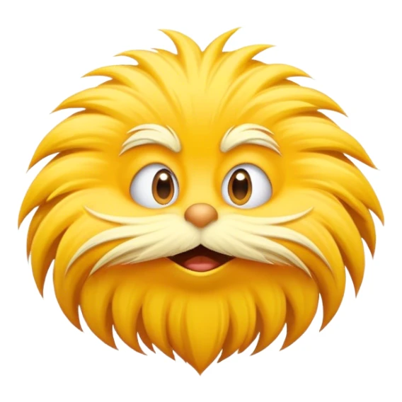 Lorax emoji sticker