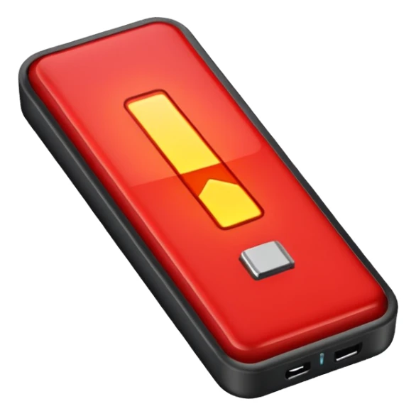 Low Battery sign sticker