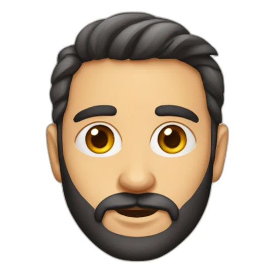 anteojos-barba-rubio pelado sticker