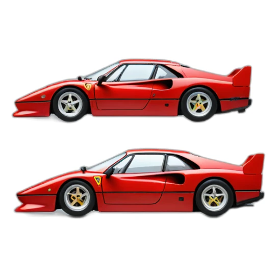 Ferrari F40 side sticker