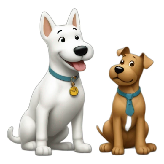 Tintin and milou sticker