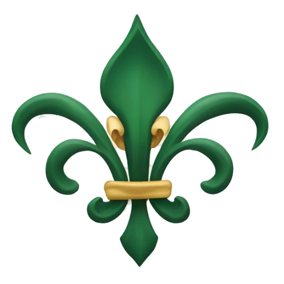 Flor de Lis sencilla sticker