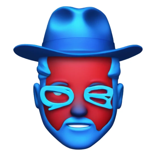 Red and blue fluorescent CD sticker