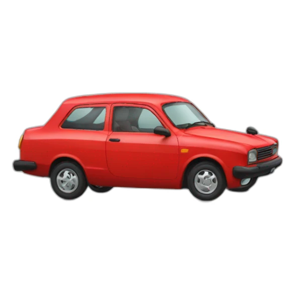 Red reliant robin rolling over sticker