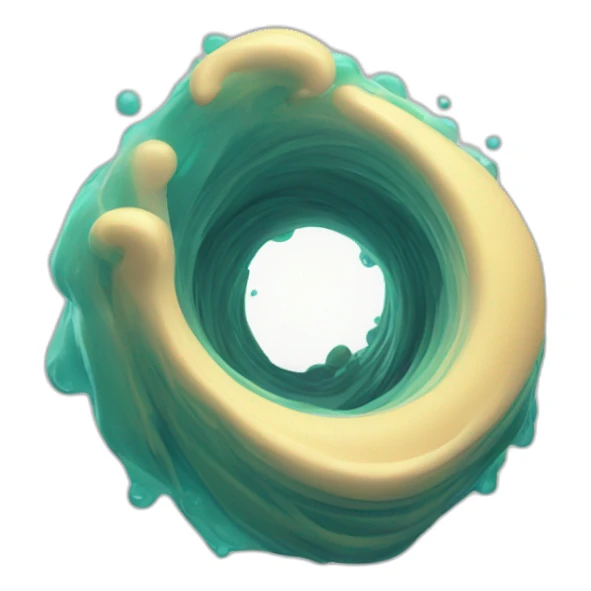 GLOOP swirl LIKE PORTAL sticker