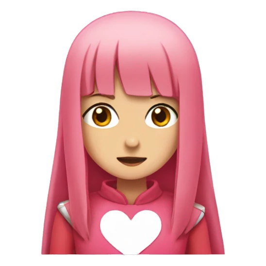 zero two with heart sticker
