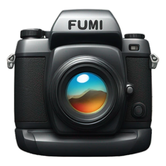 fuji camera sticker