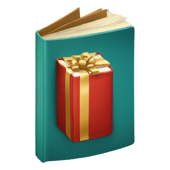 book and gift sticker
