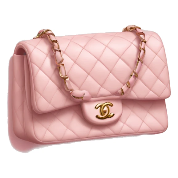Light pink Chanel bag sticker