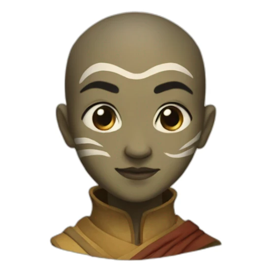 sola from the last airbender sticker