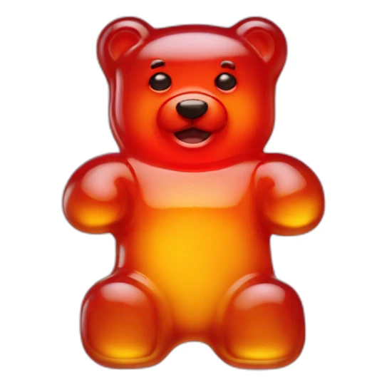 One Gummy bear sticker