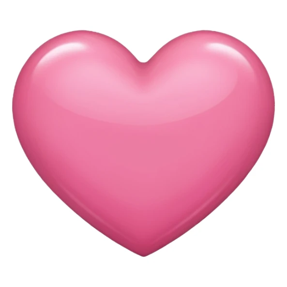 Pink heart  sticker