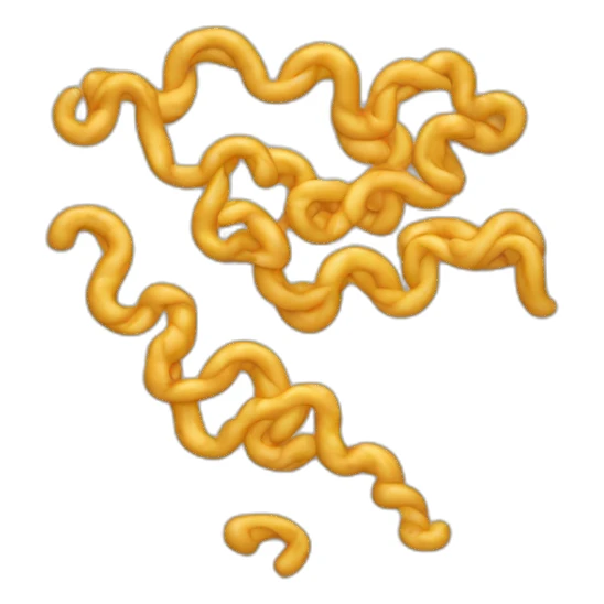 chart with downward trend noodles sticker