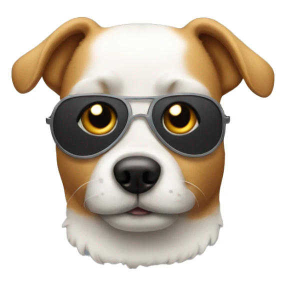 dog with eyepatch sticker