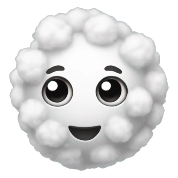 cotton ball sticker