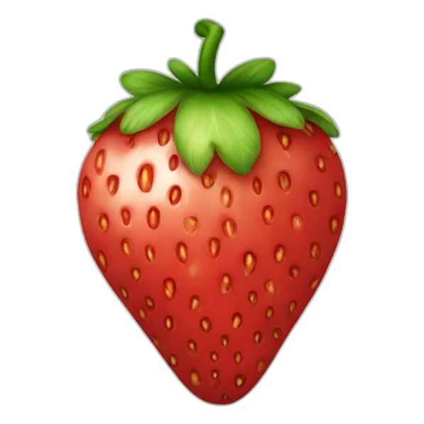 Strawberry sticker