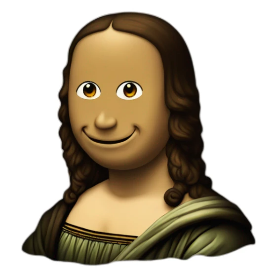 Mona Lisa Ecce Homo sticker