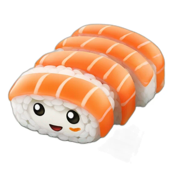 sushi with shrimp sticker