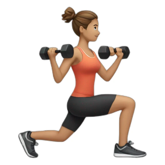 person working out sticker