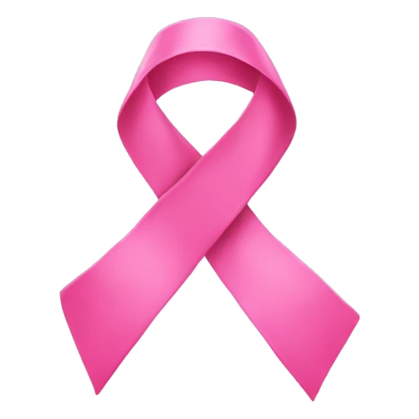 A pink ribbon  sticker