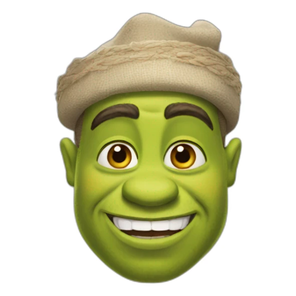 shrek marocain sticker