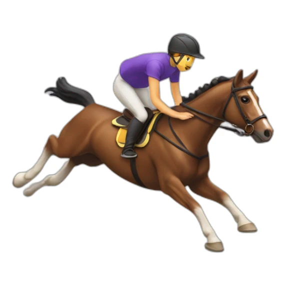 saut d’obstacle sticker