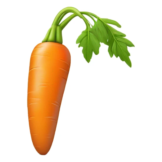 A sad carrot doing pushups  sticker