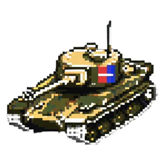 Russian tank sticker