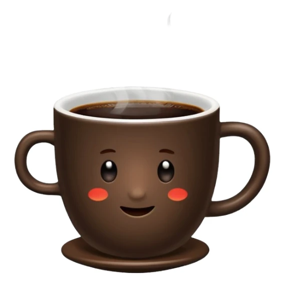 black coffee sticker