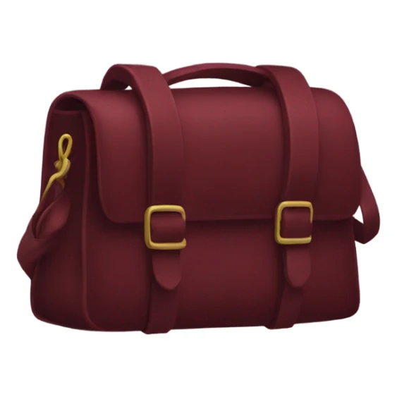 dark red channel bag sticker