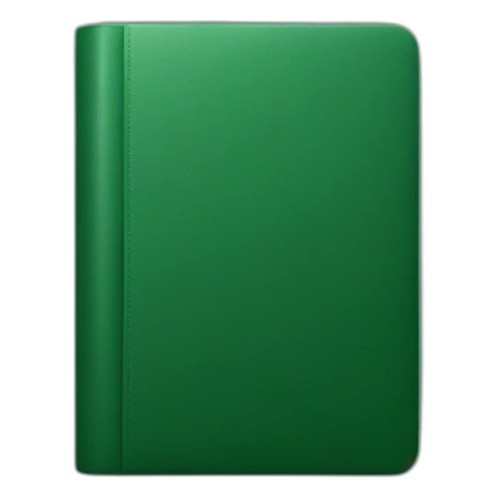 dark green passport sticker