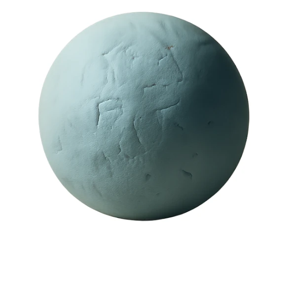 soft clay sphere bullet point sticker