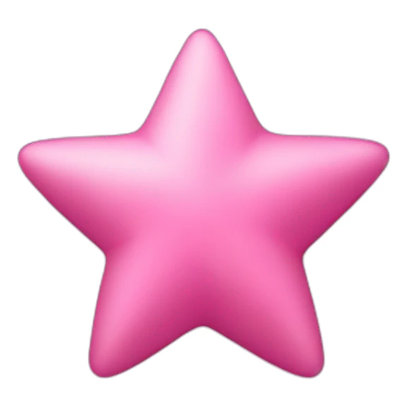 pink money star sticker