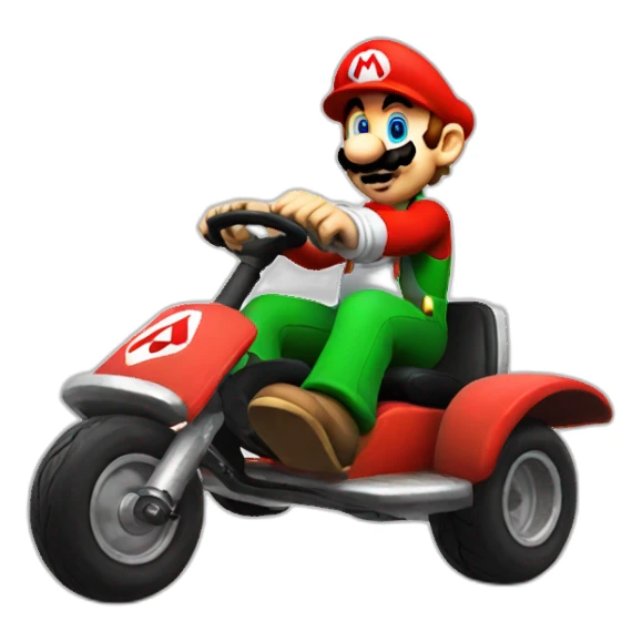 Mario kart sticker