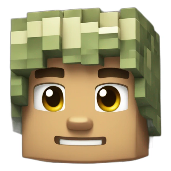 Minecraft heureux sticker