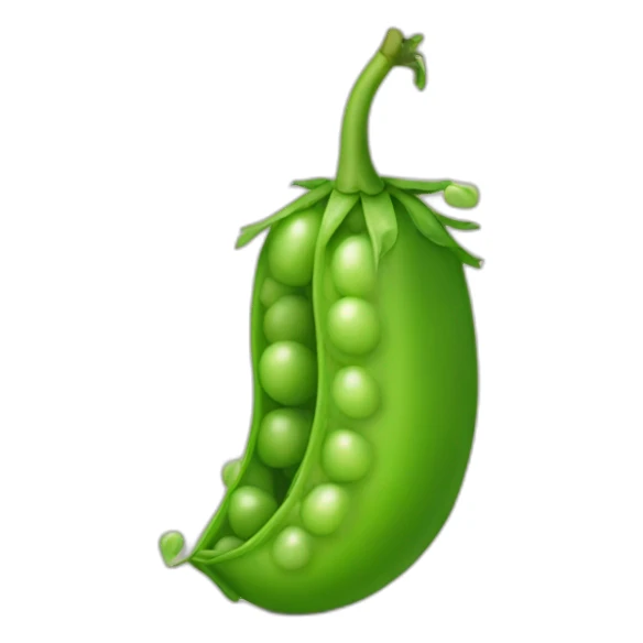 single pea sticker