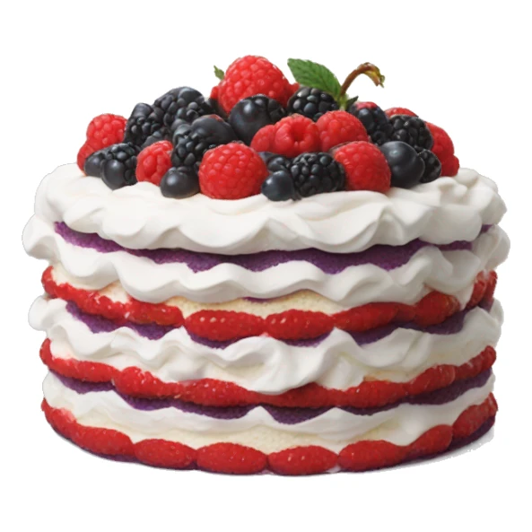 Berry Chantilly cake  sticker
