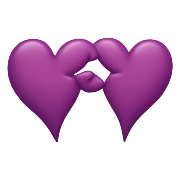 Heart kiss sticker
