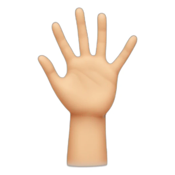 Cœur avec les mains sticker