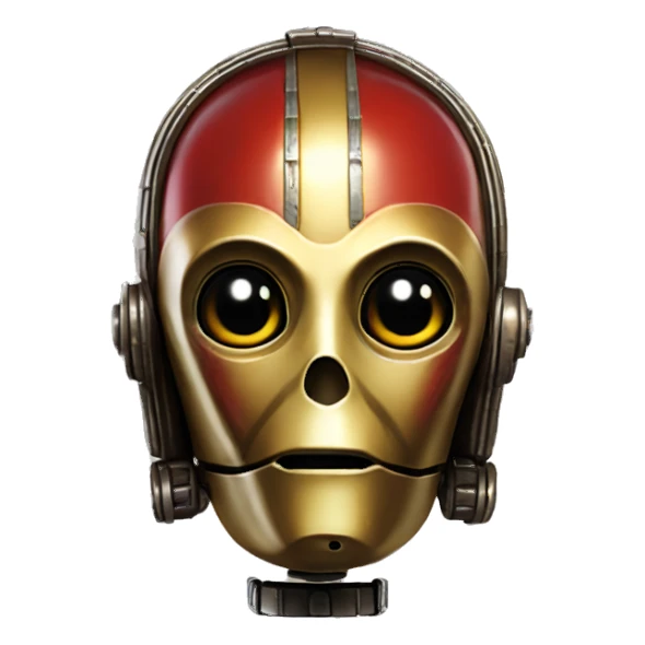 Evil C-3PO red sticker