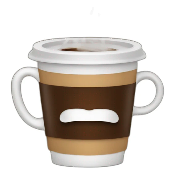 Hassid fringing coffee  sticker
