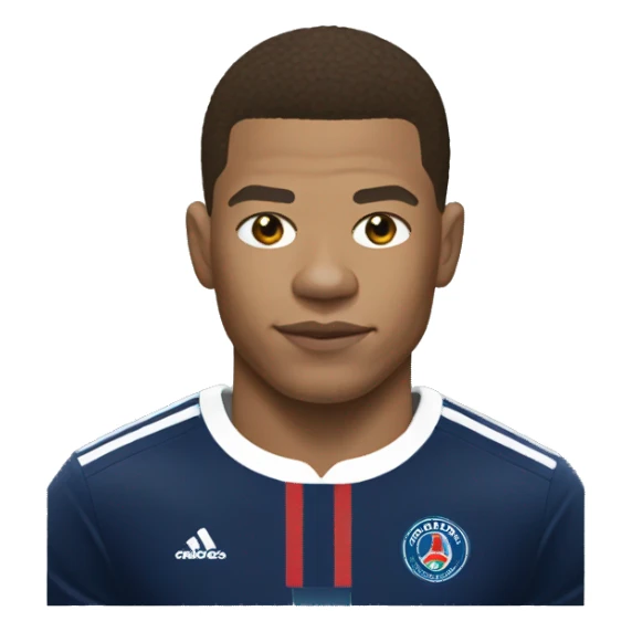 Mbappé qui court vite  sticker