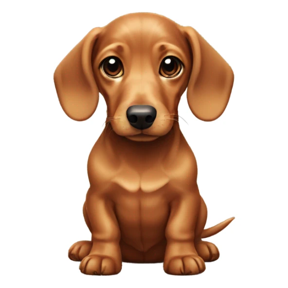 Dachshund puppy sticker